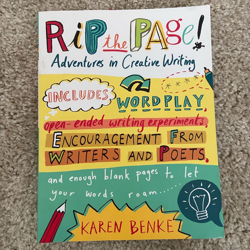 NEW Rip the Page! Adventures in Creative Writing Book by Karen Benke